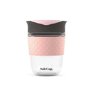 Sole cup - Tasse de voyage rose et marron Solecup