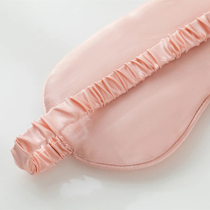 Masque de nuit en soie avec sangle élastique – détail