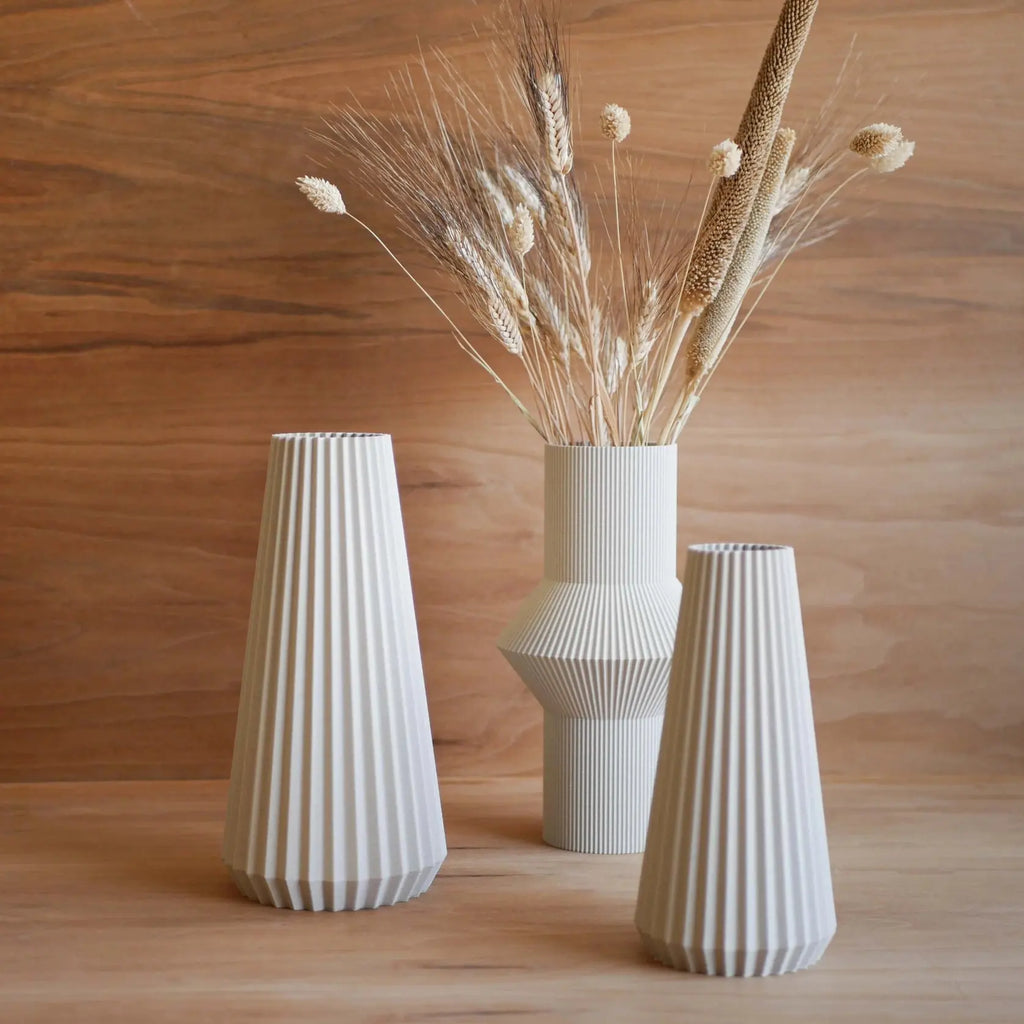 Vase en bois recyclé HOI, design d'inspiration asiatique MINIMUM DESIGN