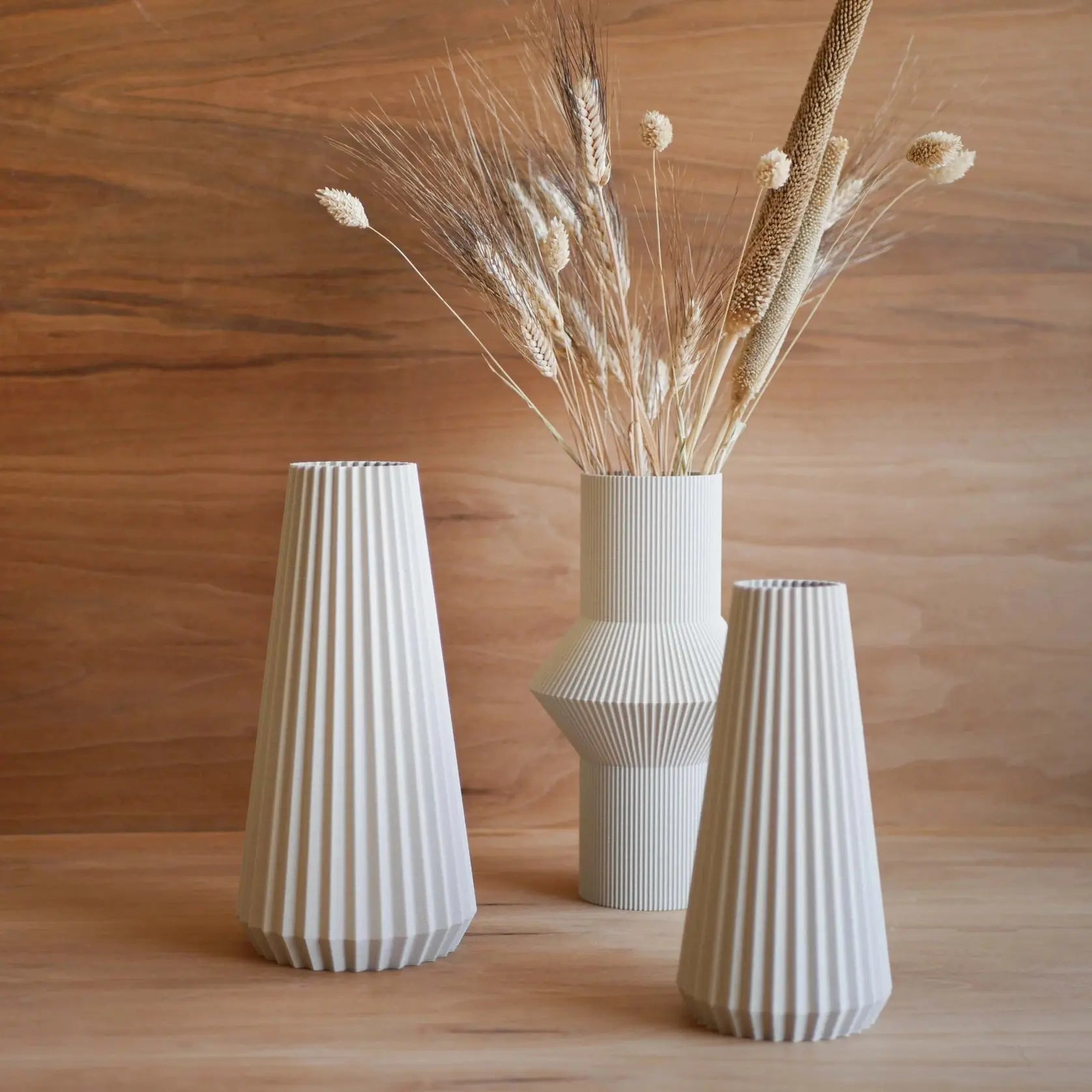 Vase en bois recyclé HOI, design d'inspiration asiatique MINIMUM DESIGN