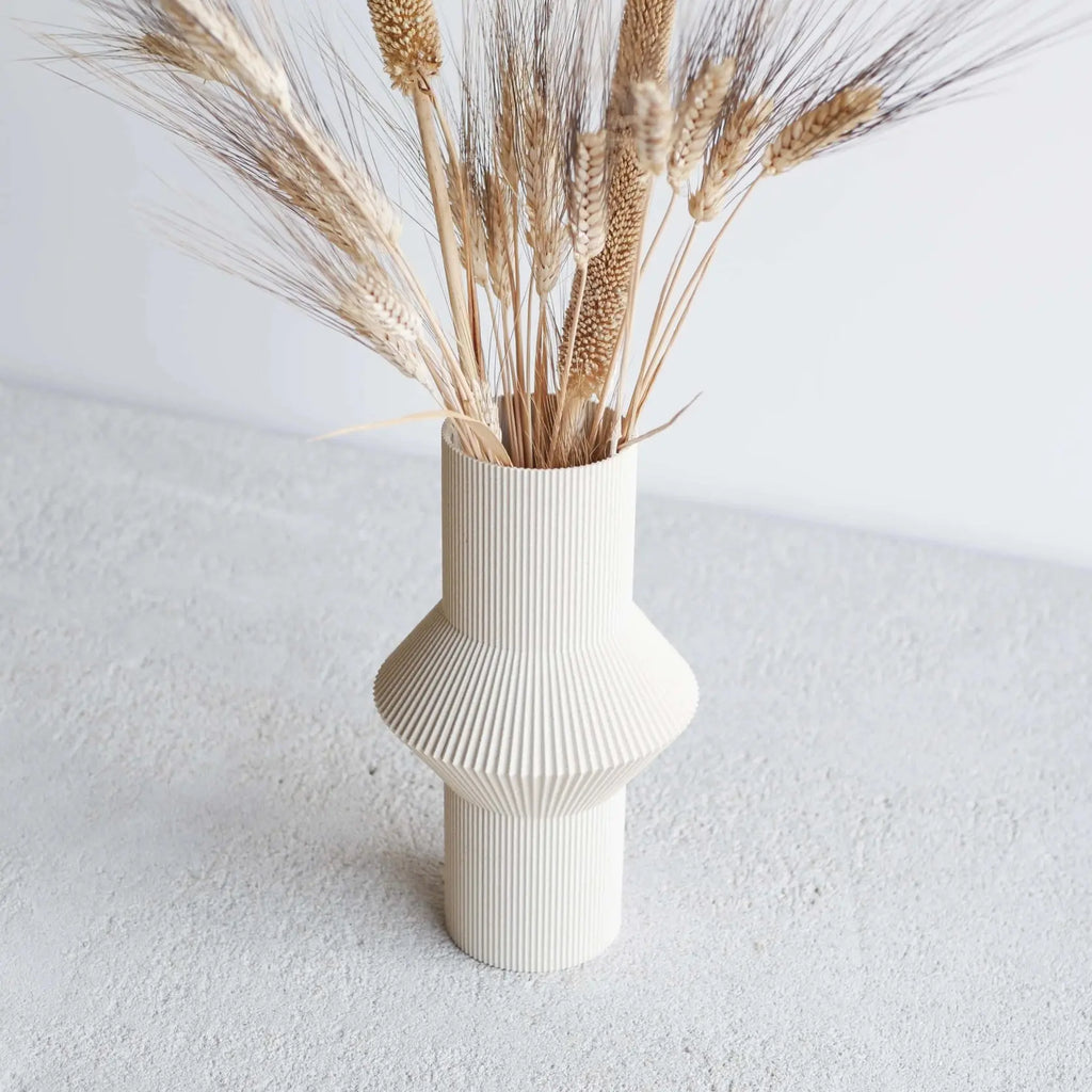 Vase en bois recyclé HOI, design d'inspiration asiatique MINIMUM DESIGN
