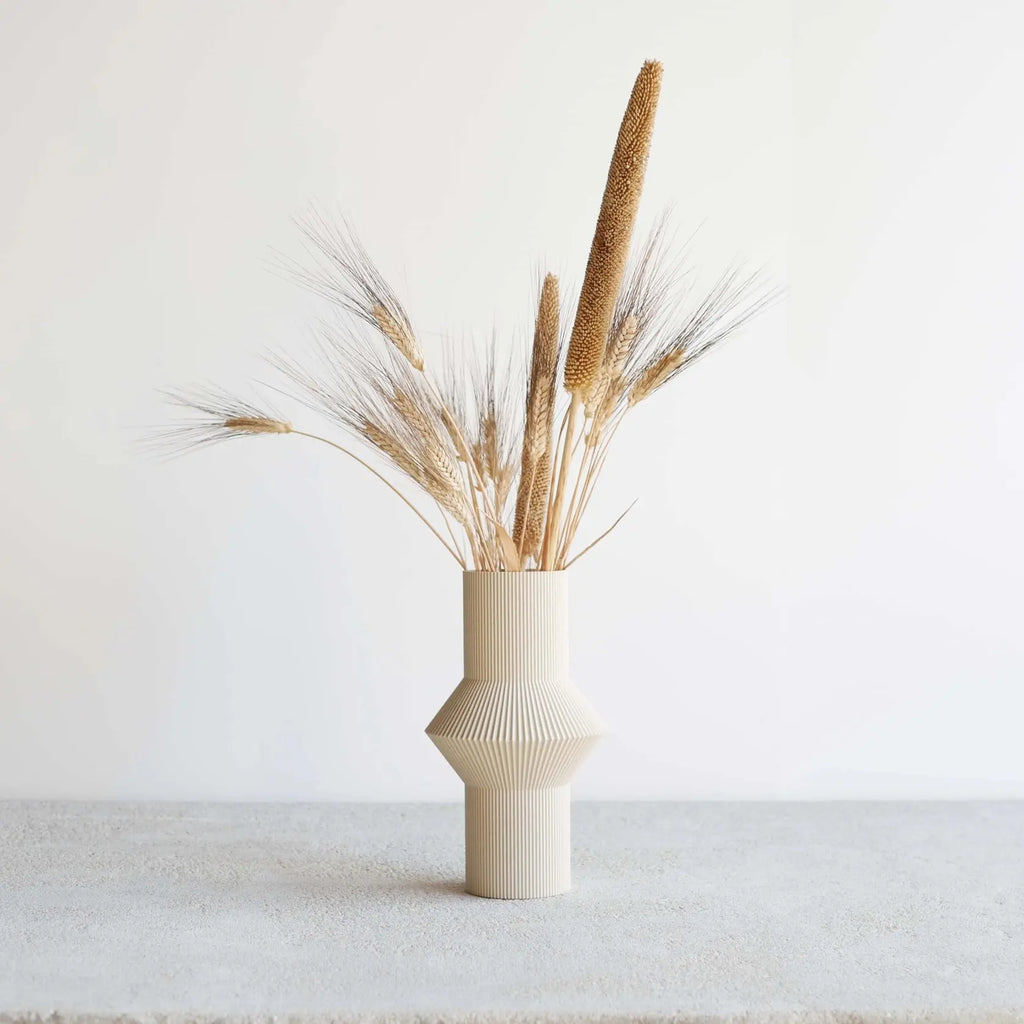 Vase en bois recyclé HOI, design d'inspiration asiatique MINIMUM DESIGN