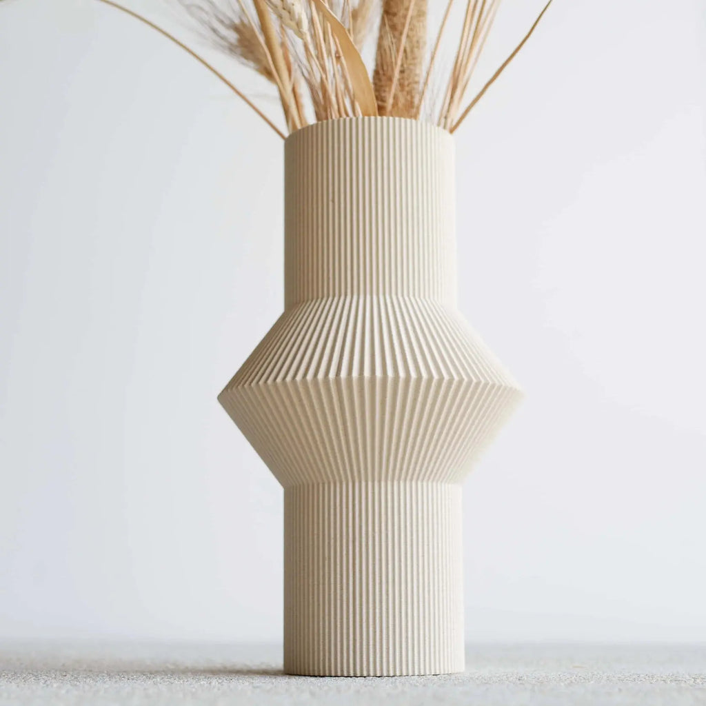 Vase en bois recyclé HOI, design d'inspiration asiatique MINIMUM DESIGN
